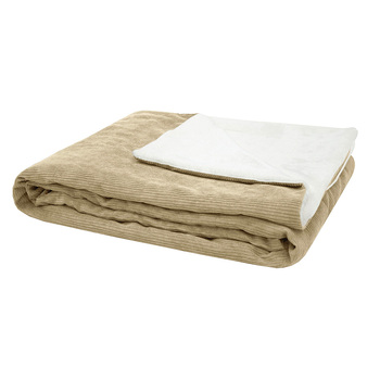 Bambury Decorative Ultra Soft Flynn Throw Cappuccino Home Decor