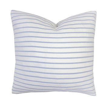 Bambury Decorative Haven Square Cushion Blue 45 x 45cm Cotton Woven