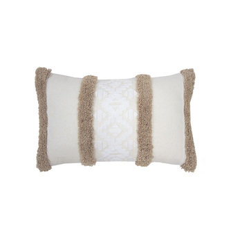 Bambury Home Decor Decorative Sedona Rectangle Cushion Cappuccino