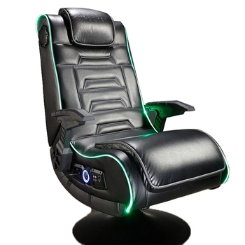 X-Rocker EVO Pro 4.1 Pedestal Gaming Chair w/ LED Light - Black