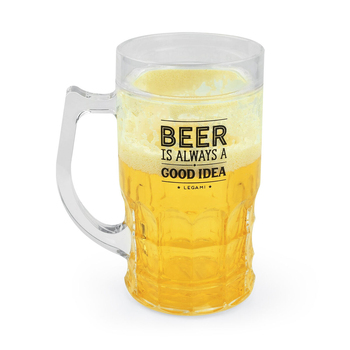 Legami Cooling Beer Freezer Mug Novelty Drinking Cup