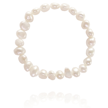 Culturesse Shore 7.5cm Original Pearl Bracelet - White