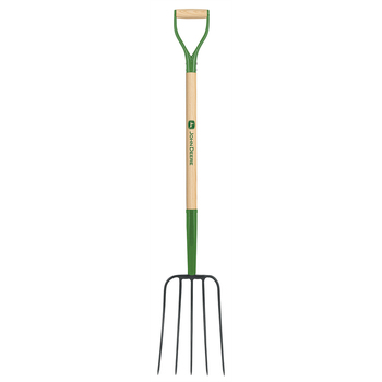 Truper Tools John Deere Manure Fork 5 Tines Ash Handle Steel D-Handle