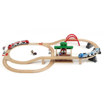 42pc Brio World Travel Switching Train Set Kids Educational Toy 3y+