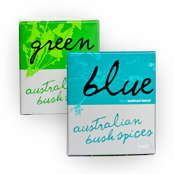 Australian Bush Spices Blue Seafood Rub & Green Salad Flavour Sprinkle