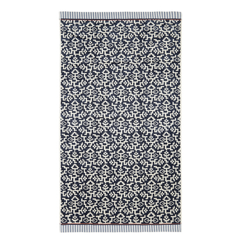 Bedeck Of Belfast Nena Bath Sheet Denim Coloured 90x150cm