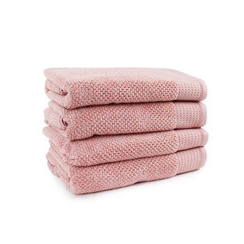 4pc Onkaparinga 69x140cm Avalon Bath Towel 550GSM Dusty Primrose