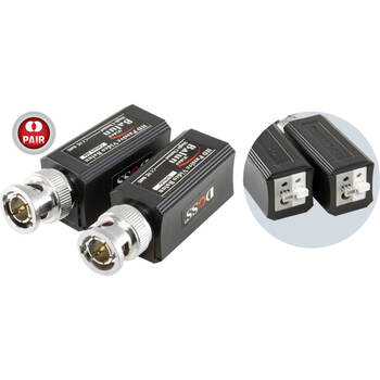 PUSH PIN BNC HD VIDEO BALUN MINI PASSIVE