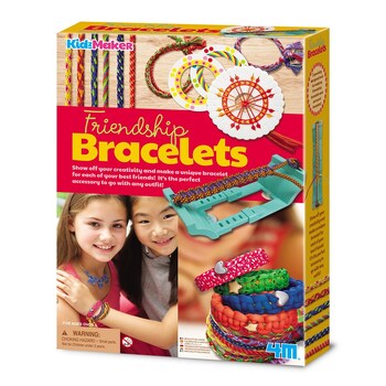 4M KidzMaker Friendship Bracelets Kids Art/Craft Activity 5y+