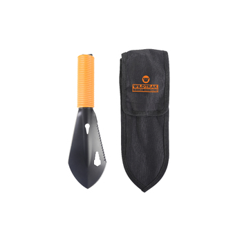 Wildtrak 7-Function 28x8cm Mini Hand Shovel w/ Pouch - Black