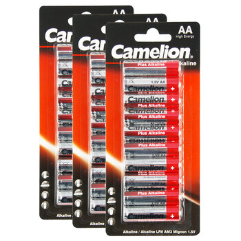 3PK 10pc Camelion Alkaline AA