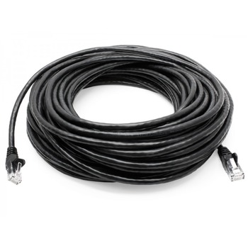 8Ware Cat6a UTP Ethernet Cable 50m Snagless - Black