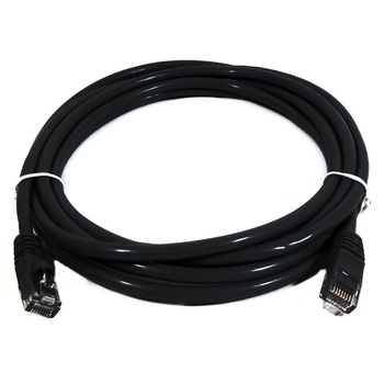 8Ware 5m Cat6a UTP Snagless Ethernet Cable LAN Connector - Black