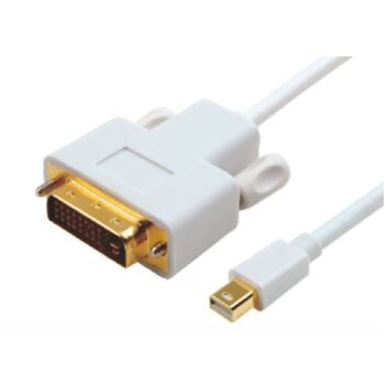 Astrotek Mini DisplayPort DP To DVI Cable 2m 20 Pins Male To 24+1 Pins Male