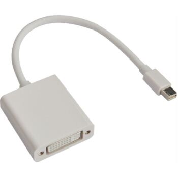 Astrotek Mini DisplayPort to DVI Cable 20cm 20 Pin Male to 24+5 Pin Female