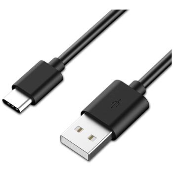 Astrotek Male USB-A To Male USB-C Data Sync Charger Cable Black 1m