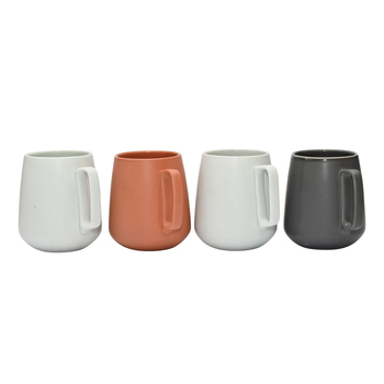 4pc Coffee Culture 350ml Coffee & Tea Mug Set - Terrance