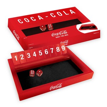 Coca-Cola Shut the Box Party Kids/Teens Game Activity Toy 13+