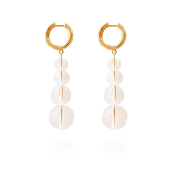 Culturesse Chantel 65mm Clear-Minded Huggie Earrings