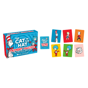 Aquarius The Cat in the Hat Memory Master Card Game 6y+