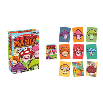 Aquarius Mushroom Mania Memory Master Card Game 6y+