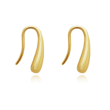 Culturesse Asa 15mm Everyday Gold Dainty Earrings - Gold