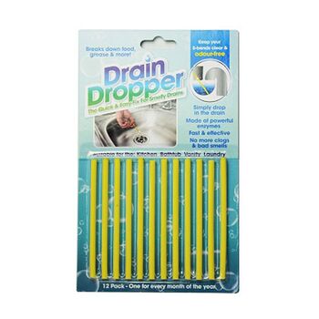 12PK Drain Dropper Cleaner