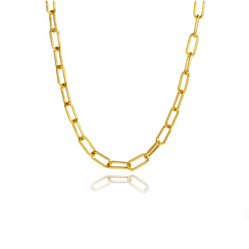 Culturesse Andy 52cm Statement Chain Necklace - Gold