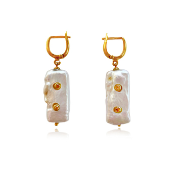 Culturesse Brynne Imperfect No. 2 Earrings Fashion Jewellery - Gold