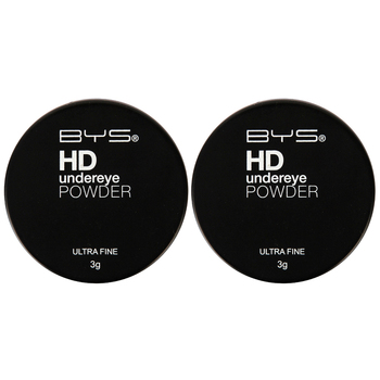 2PK BYS HD Undereye 3g Loose Powder Makeup Cosmetics - Ultra Fine