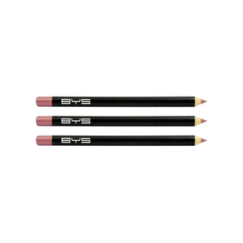 3PK BYS Matte Lip Liner Pencil Makeup Long Lasting First Kiss 1g