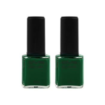 2PK BYS 14ml Nail Polish Run Forrest Green