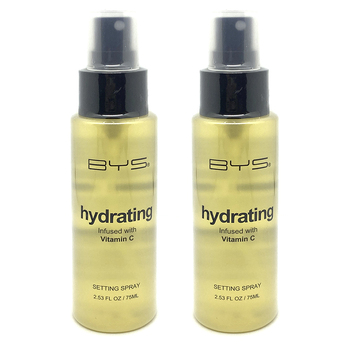 2PK BYS Hydrating Skin/Makeup 75ml Setting Spray w/ Vitamin C