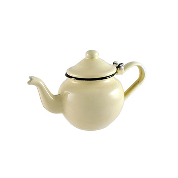 Urban Style Enamelware 425ml Teapot w/ Handle Small - Cottage