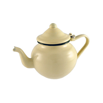 Urban Style Enamelware 700ml Teapot w/ Handle Large - Cottage