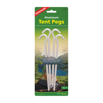 4pc Coghlans Aluminium Tent Pegs