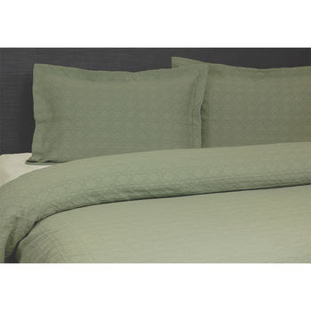 Jason Commercial Queen/King Bed Villa Matelasse Coverlet 250x240cm Sage