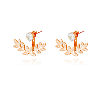 Culturesse Olevia 25mm Stud Earrings Fashion Jewellery - Rose Gold