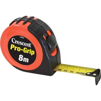 8M X 25MM PROGRIP METRIC TAPE MEASURE CRESCENT