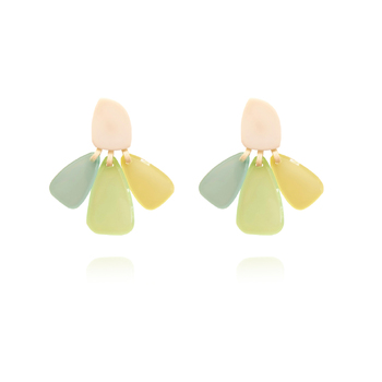 Culturesse Be Free Fresh 38cm Earrings For Pierced Ears - Pastel