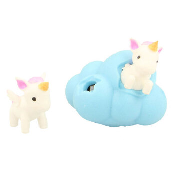 Fumfings Animal Stretchy 8cm Unicorn & Rainbow Cloud