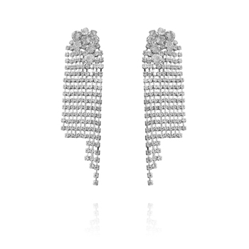 Culturesse Montana 90mm Earrings For Pierced Ears - Silver