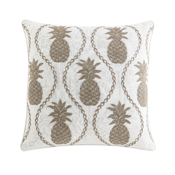 Tommy Bahama 50X50cm Pineapple Resort Cushion White/Palm Green