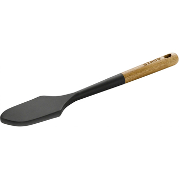 Staub 31cm Silicone Pastry Scraper w/ Wood Handle - Brown