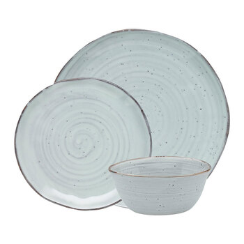 12pc Ecology Ottawa Lichen Dinnerset