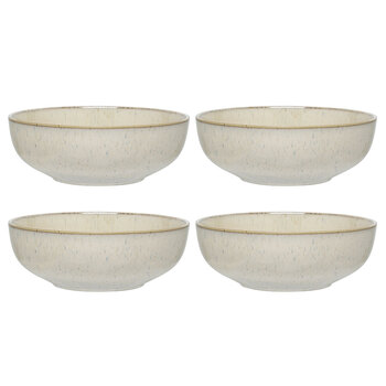 4PK Ecology Element 18cm Stoneware Soup Bowl Round - Doe