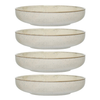 4PK Ecology Element 22cm Stoneware Dinner Bowl Round - Doe