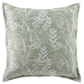 Bianca Eden 65x65cm Polyester/Cotton European Pillowcase - Sage