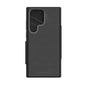 EFM Monaco Wallet Case Armour For Samsung Galaxy S23 Ultra Black/Space Grey