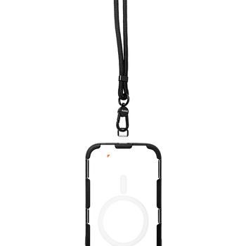 EFM Universal Lanyard Mobile Strap Phone Accessory - Solid Black